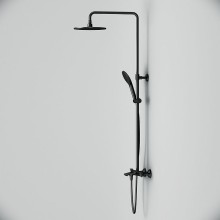 Душевая система AM.PM Like F0780522 с термостатом Черная матовая