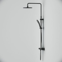 Душевая система AM.PM Like F0780422 с термостатом Черная матовая