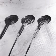 Душевая система AM.PM Like F0780422 с термостатом Черная матовая