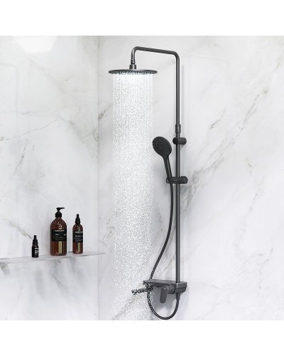 Душевая система AM.PM Like F0780722 Черная матовая