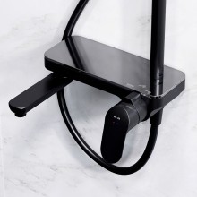 Душевая система AM.PM Like F0780722 Черная матовая