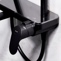 Душевая система AM.PM Like F0780722 Черная матовая