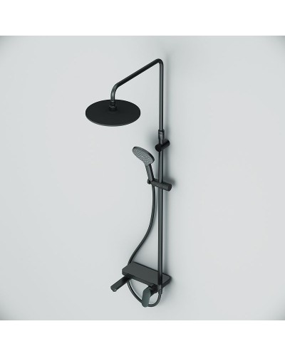 Душевая система AM.PM Like F0780722 Черная матовая