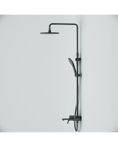 Душевая система AM.PM Like F0780722 Черная матовая