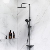 Душевая система AM.PM Like F0780222 Черная матовая
