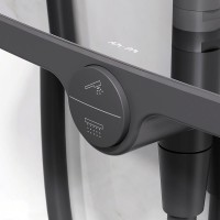 Душевая система AM.PM Like F0780222 Черная матовая