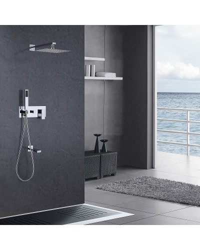 Душевая система Abber Daheim AF8217 Хром