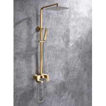 Душевая система Abber Daheim AF8216G Золото матовое