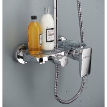 Душевая система Excellent Rain Altar AREX.SY.781BL Черный матовый