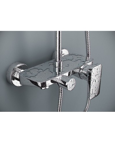 Душевая система Excellent Rain Altar AREX.SY.781BL Черный матовый