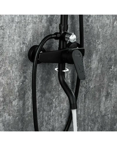 Душевая система Frap H29 F2429 Черная матовая