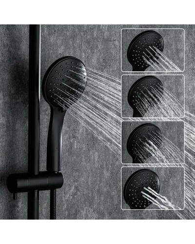 Душевая система Frap H29 F2429 Черная матовая