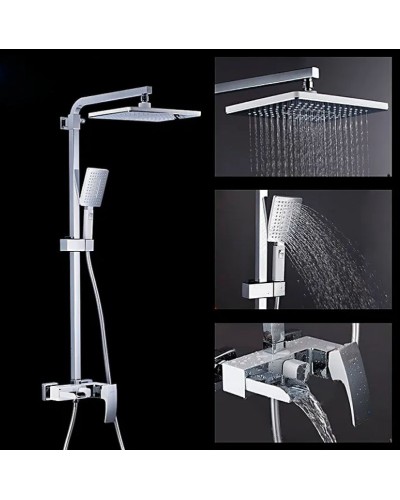 Душевая система Gappo G2407-30 Хром Белый