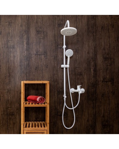 Душевая система Orange O-Shower OW02w Белый глянец