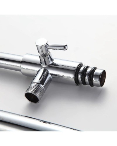 Душевая система Frap F2431 Белая Хром