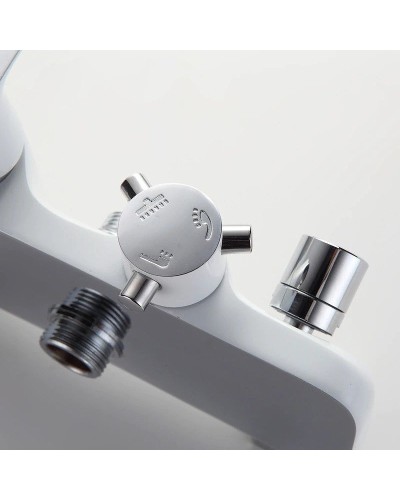 Душевая система Frap F2431 Белая Хром