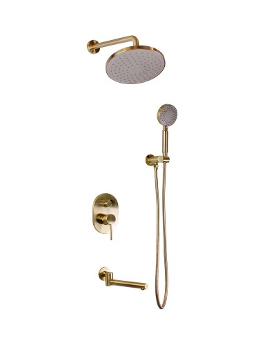 Душевая система Bronze de Luxe Scandi 14582BR Бронза