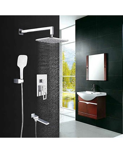 Душевая система Gappo Futura G7117-8 Белый Хром