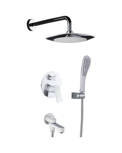 Душевая система Gappo G7148-8 Белый Хром