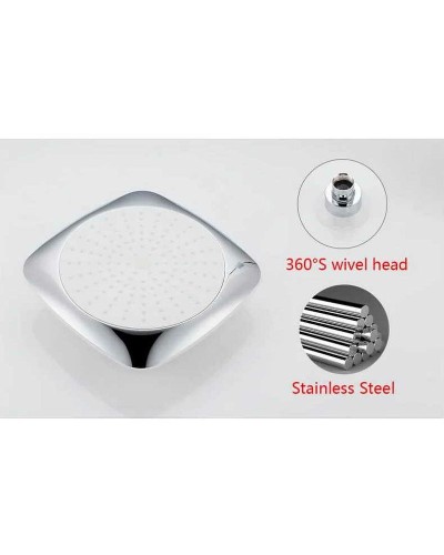 Душевая система Gappo G7148-8 Белый Хром