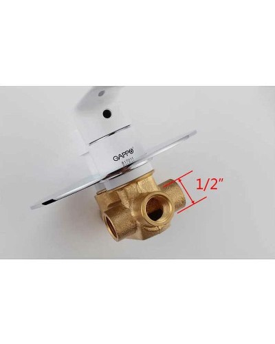 Душевая система Gappo G7148-8 Белый Хром