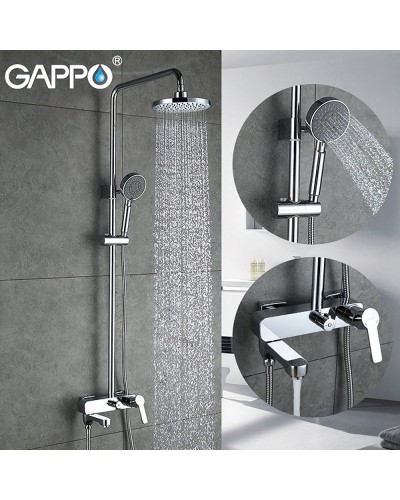Душевая система Gappo G02-2 G2402 Хром