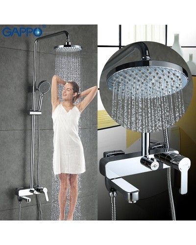 Душевая система Gappo G02-2 G2402 Хром