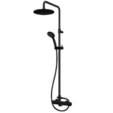 Душевая система Cezares Articoli Vari CZR-B-CVD-NOP Черная матовая