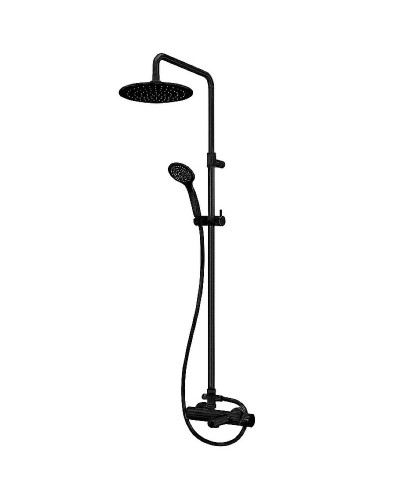 Душевая система Cezares Articoli Vari CZR-B-CVD-NOP Черная матовая