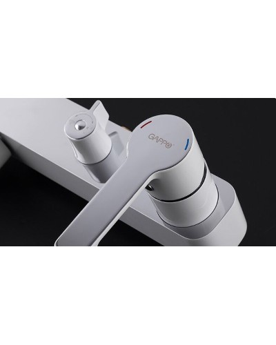 Душевая система Gappo G02-8 G2402-8 Белая Хром