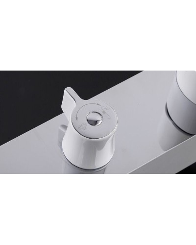 Душевая система Gappo G02-8 G2402-8 Белая Хром