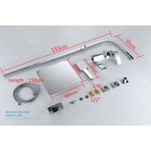 Душевая система Gappo G07 G2407-11 Хром