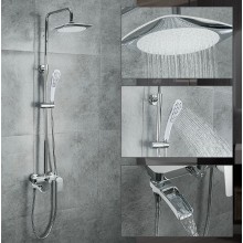 Душевая система Gappo G48 G2448-8 Белая Хром