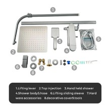 Душевая система Gappo G83 G2483 Хром