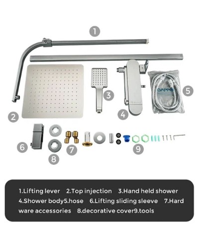 Душевая система Gappo G83 G2483 Хром