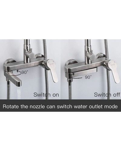 Душевая система Gappo G99-30 G2499-30 Сатин