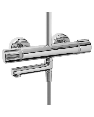 Душевая система Jacob Delafon Atom E26238-CP с термостатом Хром