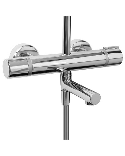 Душевая система Jacob Delafon Atom E26238-CP с термостатом Хром