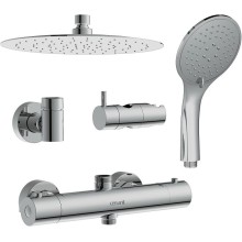 Душевая система Cersanit Brasko 63066 с термостатом Хром
