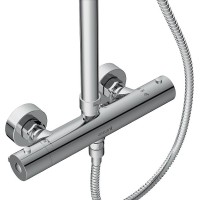 Душевая система Cersanit Brasko 63066 с термостатом Хром