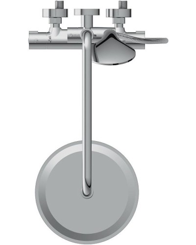 Душевая система Cersanit Brasko 63066 с термостатом Хром