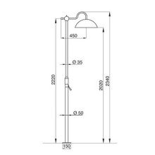 Душевая система Migliore Oxford 19553 Медь