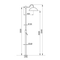 Душевая система Migliore Oxford 19554 Бронза