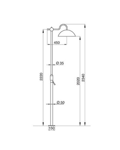 Душевая система Migliore Oxford 19554 Бронза