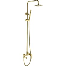 Душевая система BelBagno Delta DEL-VSCM-BORO Золото брашированное