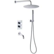 Душевая система Allen Brau Priority 5.31014-00 с термостатом Хром