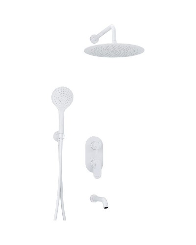 Душевая система WasserKRAFT А85161 Белая матовая
