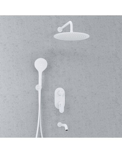 Душевая система WasserKRAFT А85161 Белая матовая