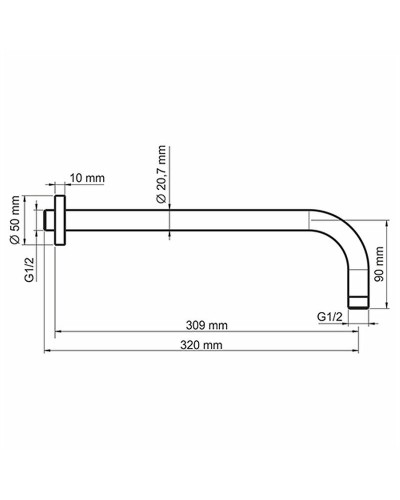 Душевая система WasserKRAFT А85155 Белая матовая
