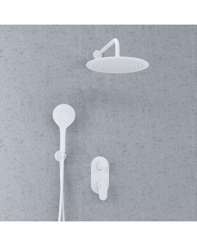 Душевая система WasserKRAFT А85155 Белая матовая